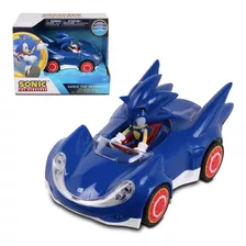 Juguete Auto De Carreras Sonic 15 Cm The Hedgehog Pull Back
