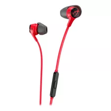 Auriculares Con Micrófono Hyperx Earbuds Ii. Rojos Y Negros.