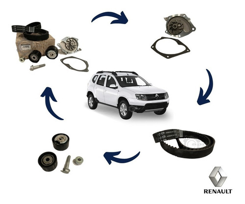 Kit Distribucin Original Renault Duster C/bomba 2.0l 13-20 Foto 2