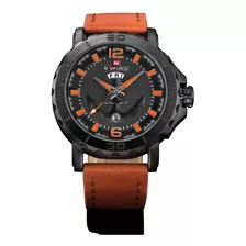 Reloj Para Hombre Naviforce Pulso Cuero Hora Analoga Militar