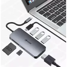 Hub Usb Hdmi Type-c Usb-c 7 Portas Usb 3.0 5 Gbps Adaptador 