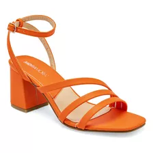 Zapatilla Con Pulsera Mora 1454620 Mujer Color Naranja E8