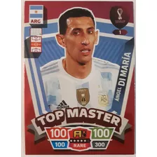 #1 Di María Top Master Carta Adrenalyn Mundial Qatar Panini 