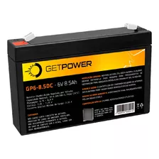 Bateria 6v 8,5ah Getpower Dc-moto, Carrinho Elétrico