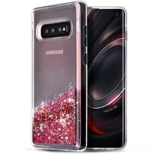 Funda Para Galaxy S10 (brillos Rojos/marca Worldmom)