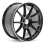 Rines 17x7 Barrenacion 4/130 Para Vocho Vw Logo Gun Metal 