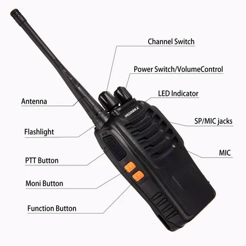 2 Radios  Walkie Talkie   Recargable 16 Canale 1500mah 7km Foto 4