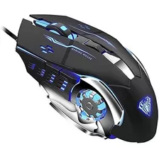 Mouse Gamer Aula S20 Usb Com Filtro Para Jogos 2400dpi 