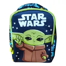 Mochila 37 X 21 X 12 Neopreno Baby Yoda Verde Flaber 