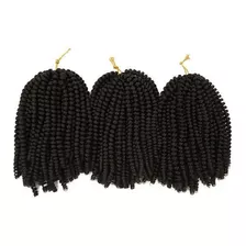 Peluca Sintética De Trenzas A Crochet, 3 Unidades