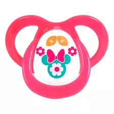 Chupeta De Bebê +6 Meses Minnie Mouse Rosa Baby Go