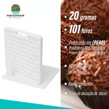 Placa Porcionadora De Doces Brigadeiro Beijinho 20g Já Cor Branco Natural