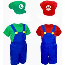 Fantasia Infantil Super Mario Bros Luigi Envio Ja 