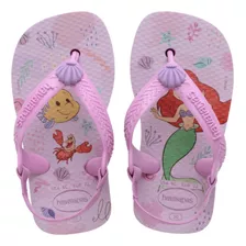 Chinelo Havaianas Baby Princesas Pequena Sereia Infantil 