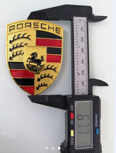 Emblema Porsche Metlico Foto 9