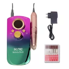 Kit Pulidor De Uñas Recargable Portátil Tornasol Gs-702