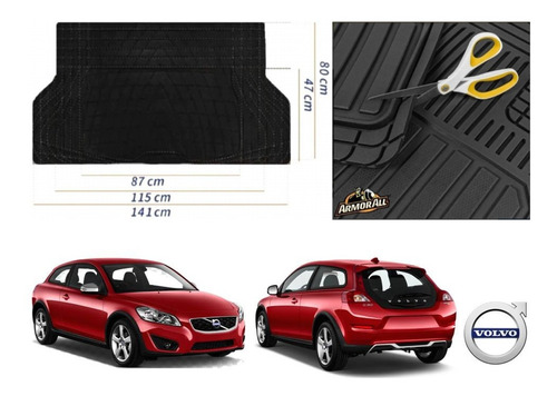 Tapetes Uso Rudo + Cajuela Volvo C30 2011 A 2014 Armor All Foto 3