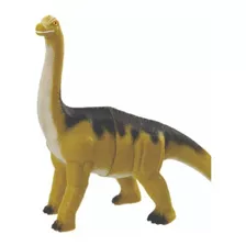 Brinquedo Dinossauro Braquiossauro 19cm Dino Amigo Borracha