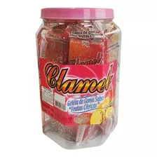 Geléia De Goma Sabor Frutas Cítricas Clamel 1,4kg - 20x70g