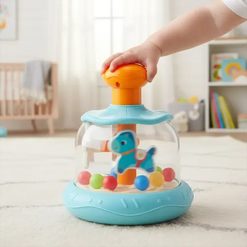 Carrossel De Atividades Brinquedo Movimento Interativo Buba