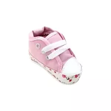 Tenis Bimbo Bebe Feminino Tecido Com Cadarço