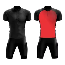 Conjunto Ciclismo Masculino Kit Ciclista Bermuda Camisa Bike