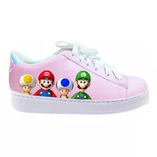 Tenis De Mario Bros Amigos Niño Niña Hombre Mujer Film