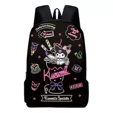 Mochila Escolar Kuromi Sanrio Para Niñas