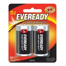 Pilas Carbón Eveready Pack De 2 Grandes D Super Oferta Febo