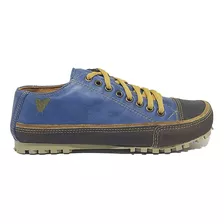 Zapatillas Calzado Cuero Hombres Mujeres Agua Patagona Azul