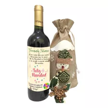 Regalos Navideños Corporativos- Vinos Personalizados Navidad