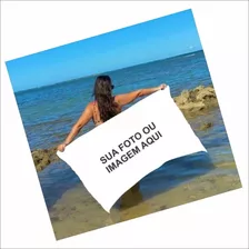 Canga Saída De Praia Personalizada Com Sua Imagem (arte)