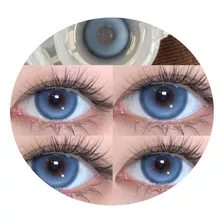 Pupilentes Big Eye Azul Zurich Blue Doll Efect