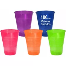 Vaso Neón Desechable Marca Primo 100 Piezas - Pineon1 -