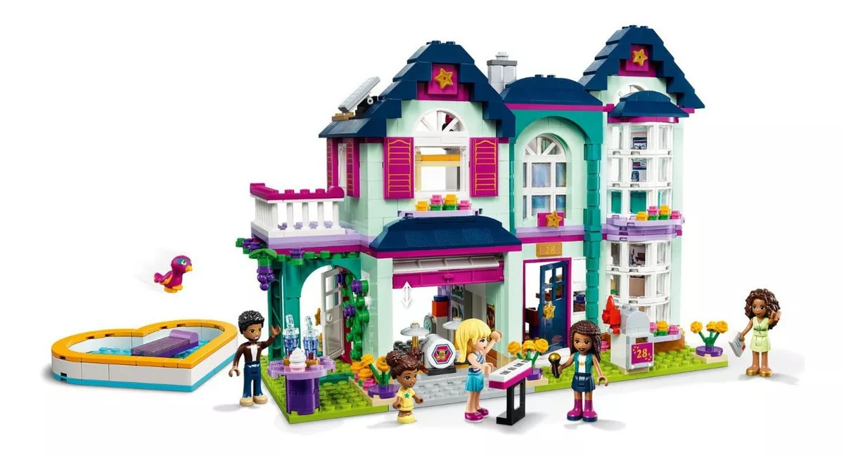 Blocos De Montar  Lego Friends Andrea's Family House 802 Peças  Em  Caixa