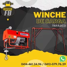 Alquiler De Winche Elevador De Carga 500kgs Equipos Fb