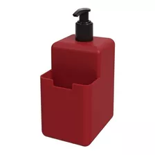 Dispensador De Jabon Plast Single 500ml Rojo Bold