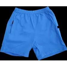 Short De Niños 100% Algodón Con Bolsillos T. Basic