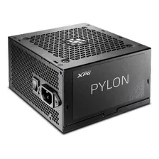 Fuente De Alimentación Bivolt Atx Gamer Xpg Pylon 650w 80 Plus, Color Bronce Y Negro