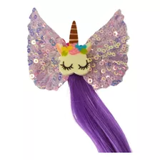 Pinza Extensión Niña - Accesorio Cabello - Unicornio Morado