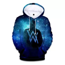 Sudadera Con Capucha Y Estampado De Moda Alan Walker