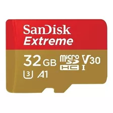 Cartão De Memória Sandisk Sdsqxaf-032g-gn6aa Extreme Sd 32gb