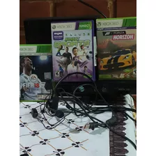 Xbox 360+kinect+1 Joystick+juegos Y Auriculares 