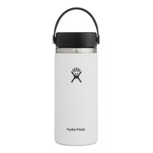 Botella Hydro Flask 16 Oz (0.47 L) Wide Mouth Flex Blanco - 