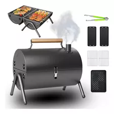 Asador A Carbón Portatil Multifunción Para Camping,exterior