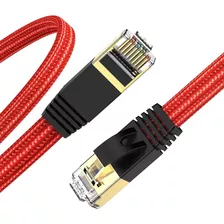 Cable Ethernet Cat7, Cable De Red De Cargador Rapido Con 10g