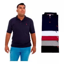 Kit 5 Camisas Camisetas Gola Pólo Masculina Atacado 2022