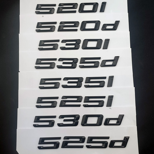 Letras Para Para Bmw 520i Logo E60 F10 Xdrive Trunk Logo Foto 7