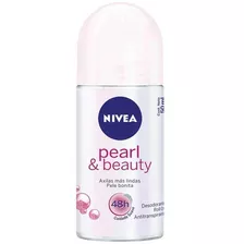 Kit Com 6 Antitranspirante Nivea Roll Pearl Beau 50ml