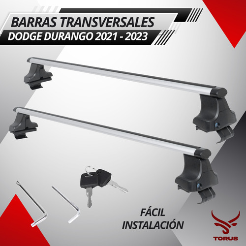 Barras Portaequipaje Dodge Durango 2021 2022 2023 2024 Torus Foto 2